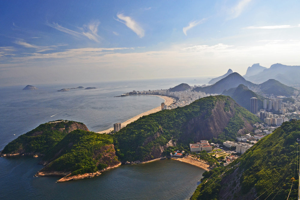 Vista aérea de Río de Janeiro